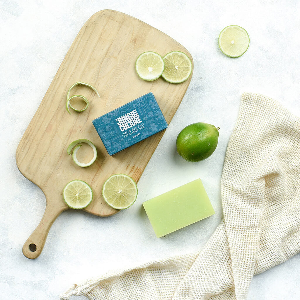 Sapone Esfoliante Naturale al Lime e Sale Marino