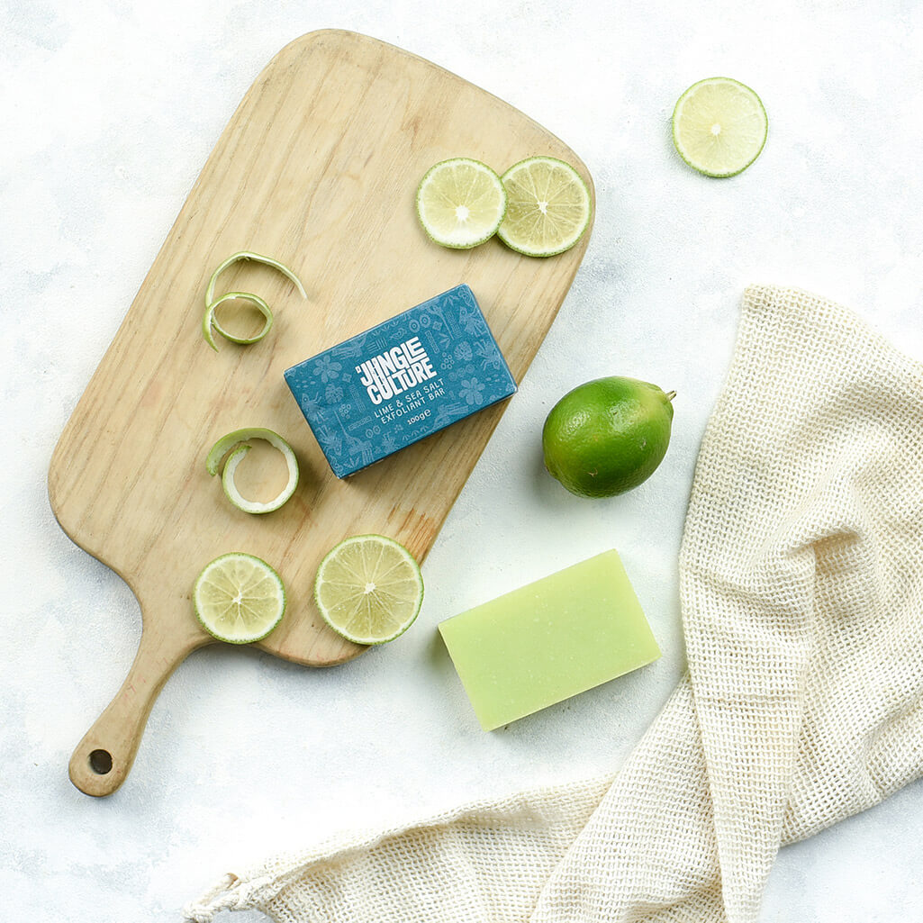 Sapone Esfoliante Naturale al Lime e Sale Marino