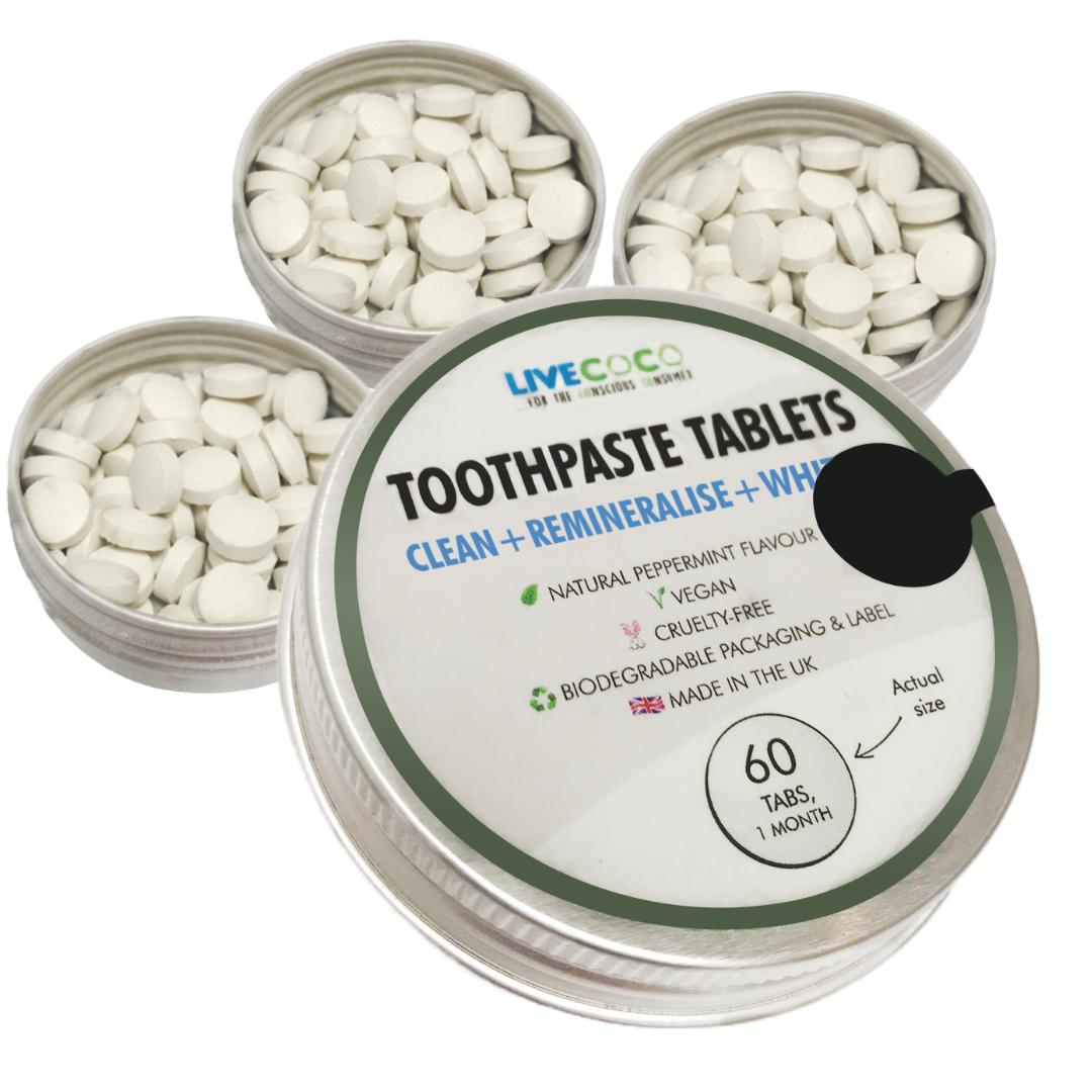 Toothpaste in tablets