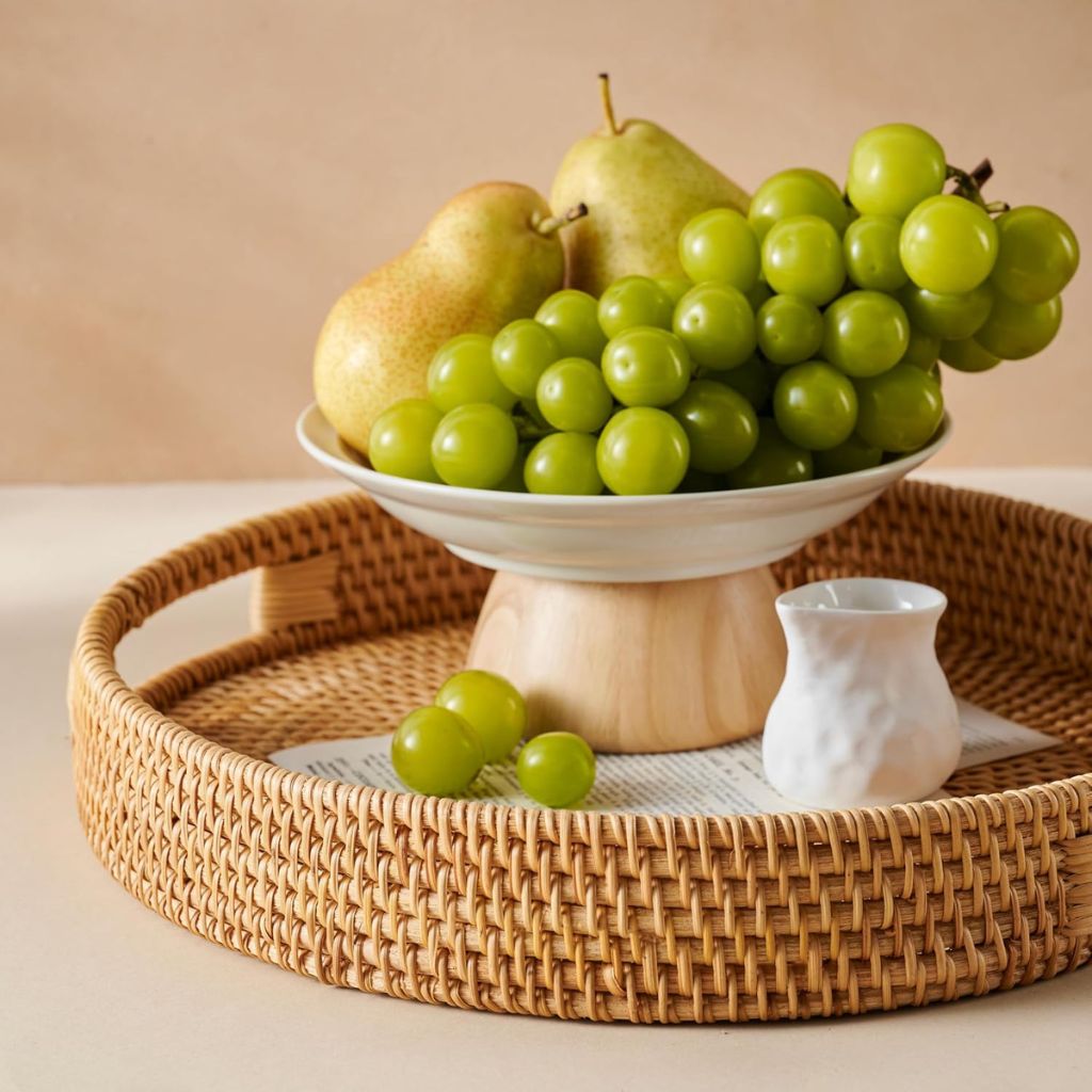 Vassoi in Rattan | Finitura naturale