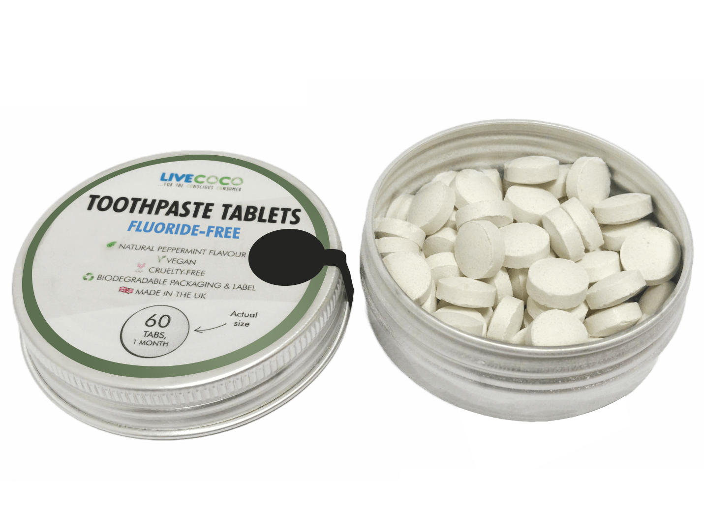 Toothpaste in tablets